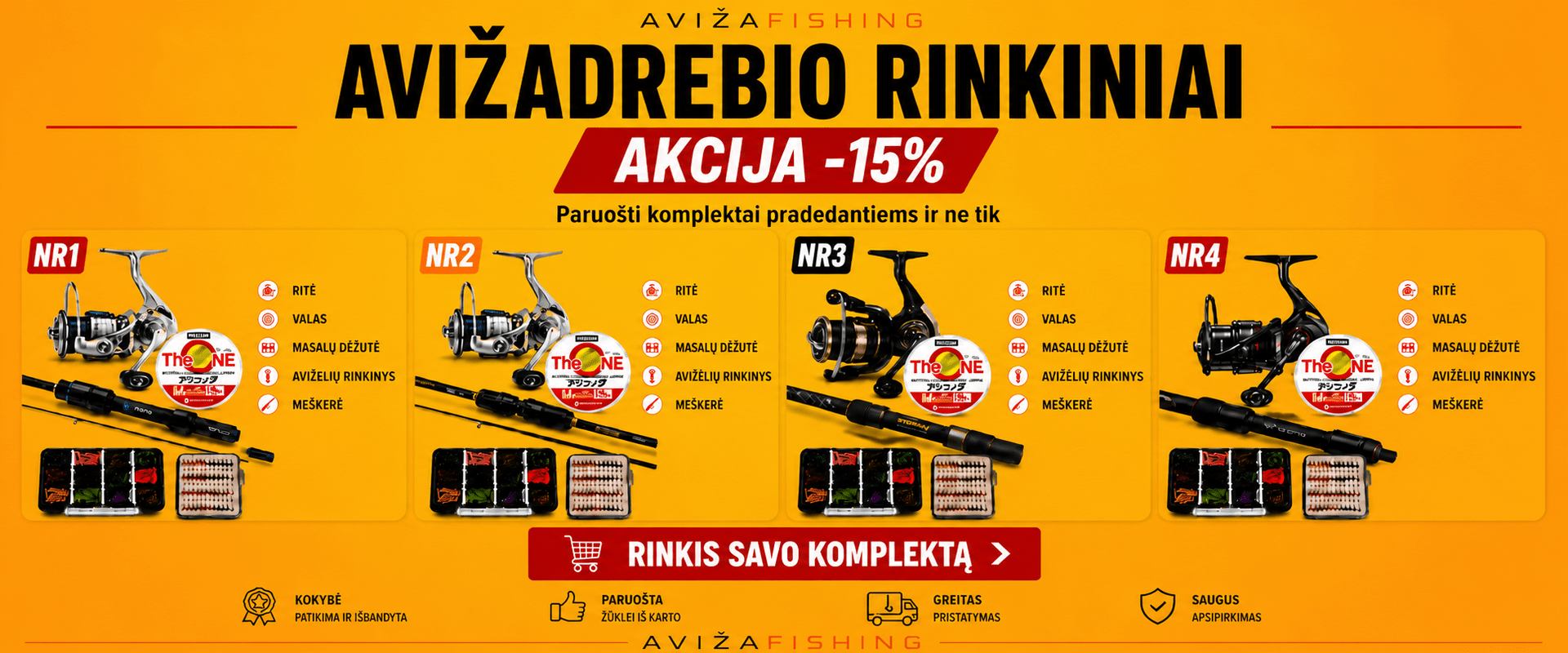 Avižadrebio - rinkiniai