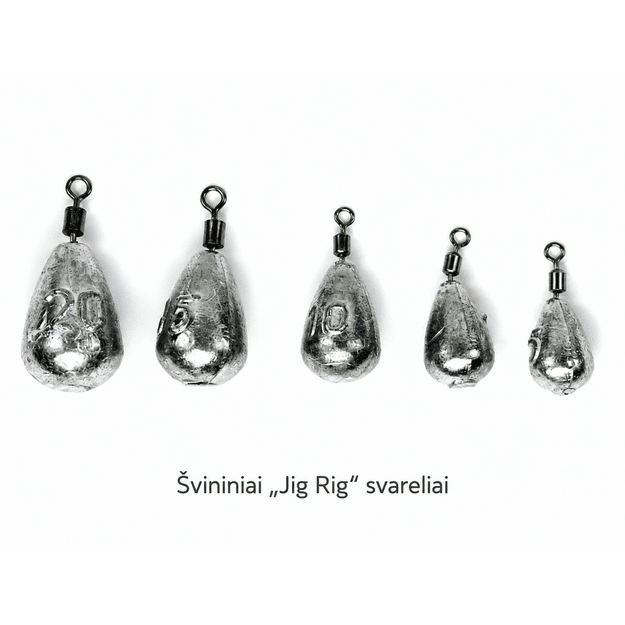 Švininis JIG-RIG svarelis