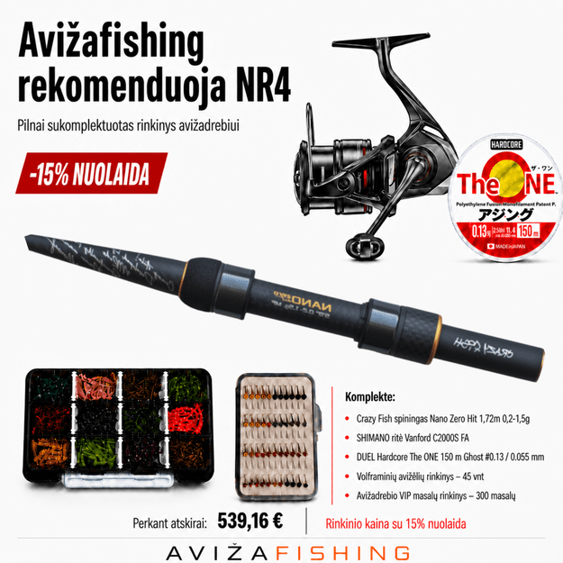 Avižadrebio rinkinys NR4