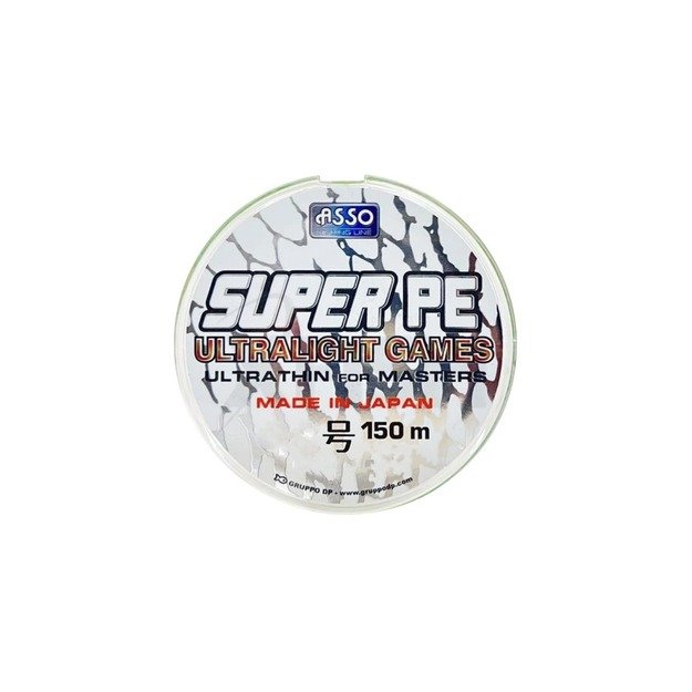 Pintas valas Asso Super Ultra Light Games PE 4X 150m