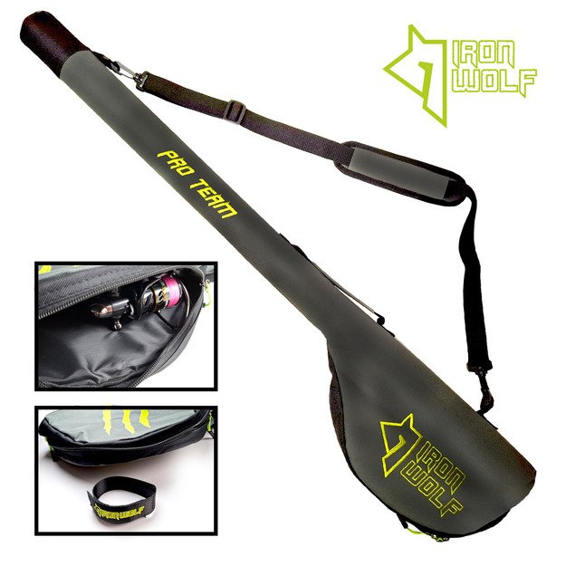 Dėklas/tuba Iron Wolf PRO TEAM 100.,(aviždrebio kotams)