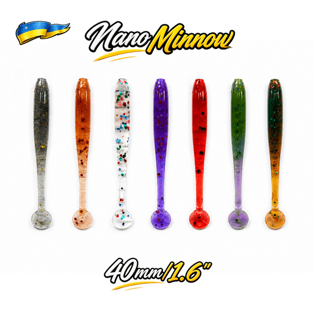 Nano Minnow 40mm/1.6” 5vnt/pak 