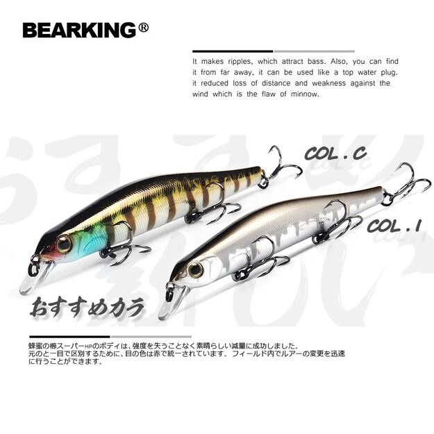 BEARKING vobleris Z110 Slicker-110 SP - 110mm 17g (Orbit 110SP replika)