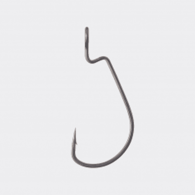 VANFOOK kabliukai su didele kilpute WORM-48F Fusso Black (Nr.6-1) 6-8vnt/pak.