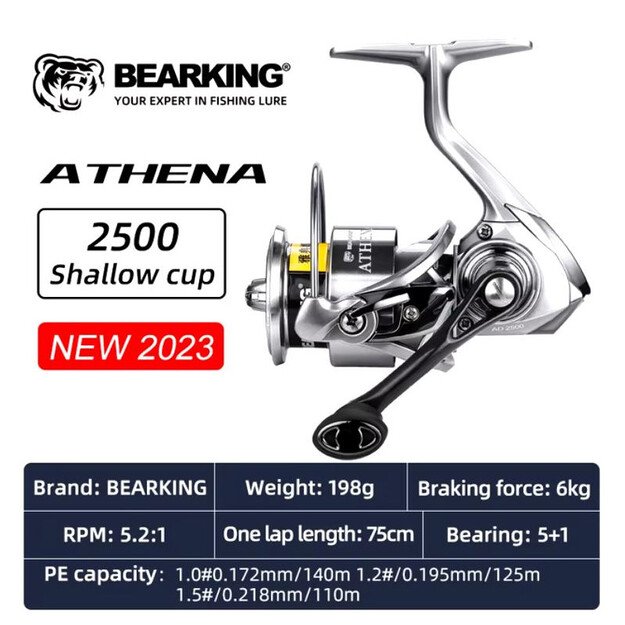 BEARKING ritė Athena II AD-2500 (198g!)