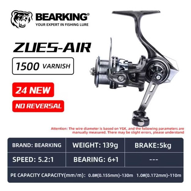 BEARKING ritė ZEUS AIR 1500 139g