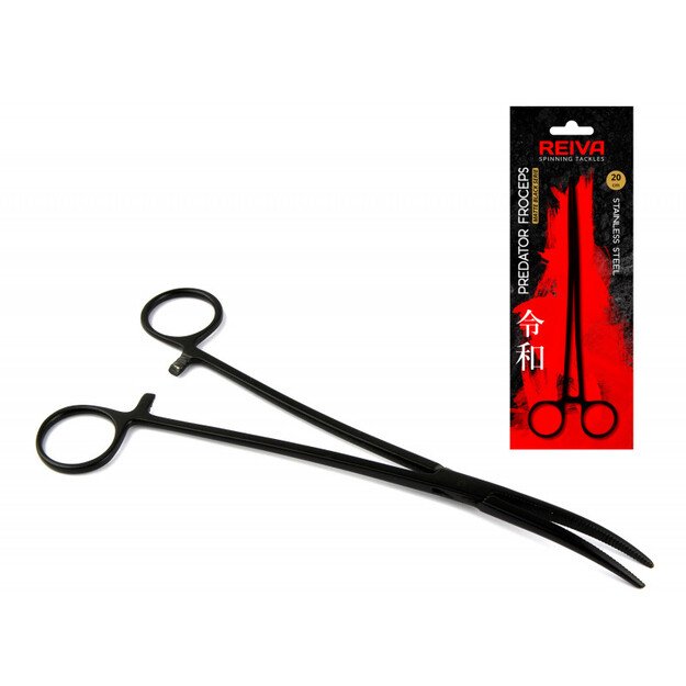 REIVA žnyplės Predator Forceps 20cm Matte Black